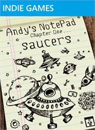 Box cover for Andy's Notepad [Saucers] on the Microsoft Xbox Live Arcade.